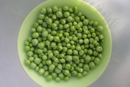 Harvest colour: pea greens